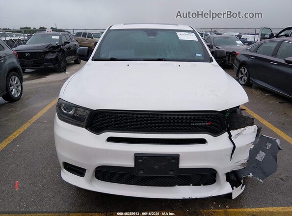 1C4RDHDG6LC393989 2020 DODGE DURANGO White Vista del cuadro de instrumentos