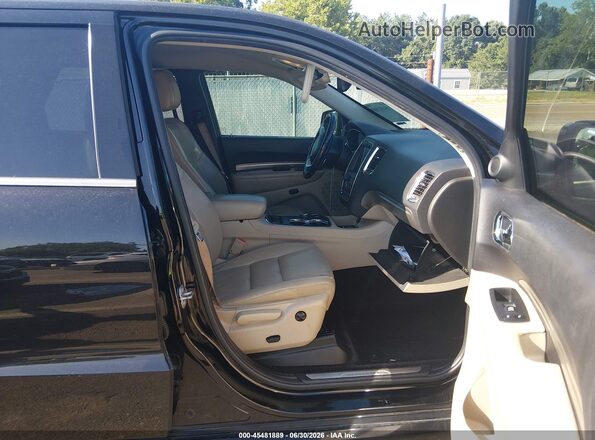 1C4RDHDG7HC878441 2017 DODGE DURANGO Black წინა სალონის ხედი