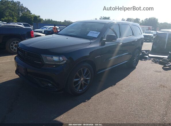 1C4RDHDG7HC878441 2017 DODGE DURANGO Black წინა მარცხენა ხედი სამი მეოთხედიდან