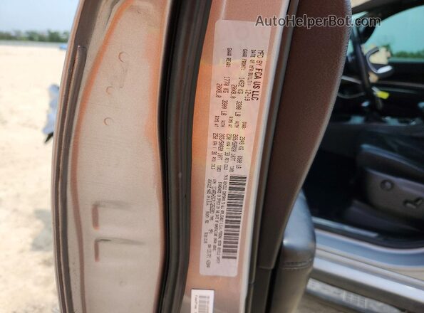 1C4RDHDG7LC252283 2020 DODGE DURANGO Silver Вид наклейки з VIN-кодом