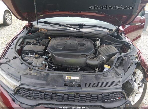 1C4RDHDG7MC608281 2021 DODGE DURANGO Maroon Հետևի տեսք