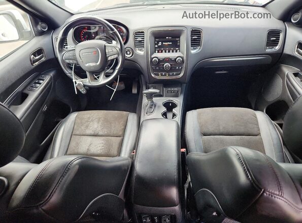 1C4RDHDGXKC803207 2019 DODGE DURANGO White Вид панелі приладів