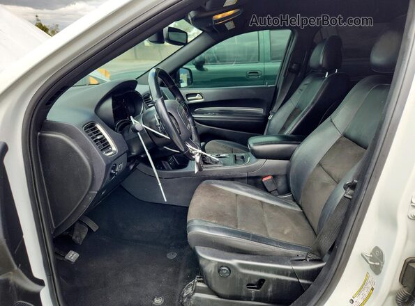 1C4RDHDGXKC803207 2019 DODGE DURANGO White Вид салону спереду