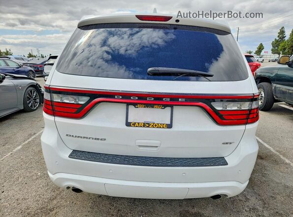 1C4RDHDGXKC803207 2019 DODGE DURANGO White Вид ззаду