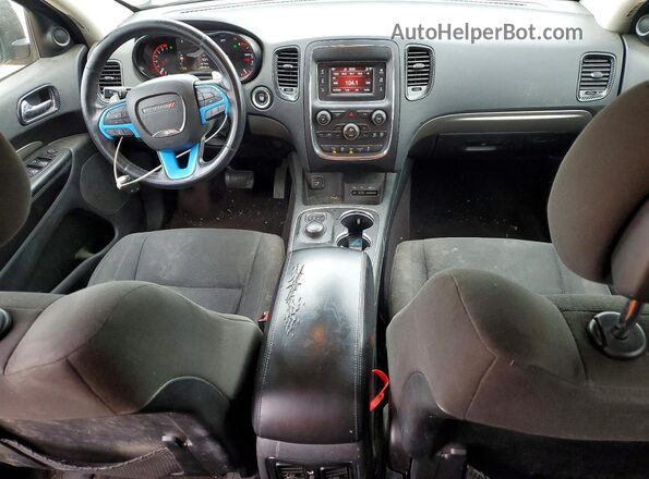 1C4RDJAG0GC486282 2016 DODGE DURANGO Black Widok deski rozdzielczej