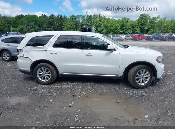 1C4RDJAG0KC734281 2019 DODGE DURANGO White Widok wnętrza z tyłu