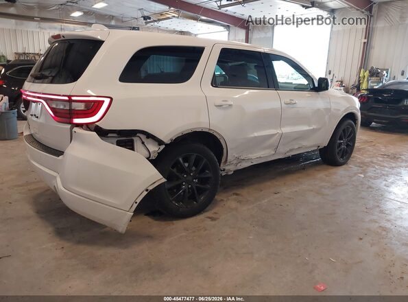 1C4RDJAG2JC112411 2018 DODGE DURANGO White Задня права чверть