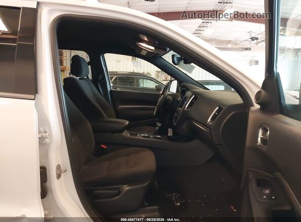 1C4RDJAG2JC112411 2018 DODGE DURANGO White Вид салону спереду