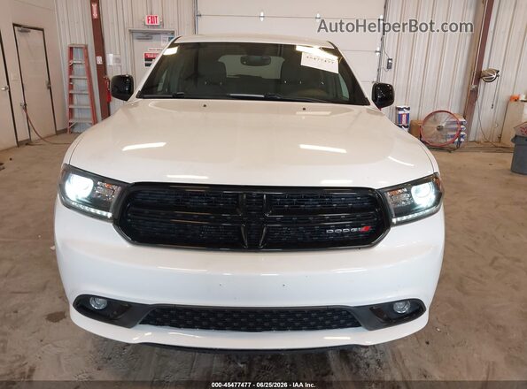 1C4RDJAG2JC112411 2018 DODGE DURANGO White Вид щитка приладів