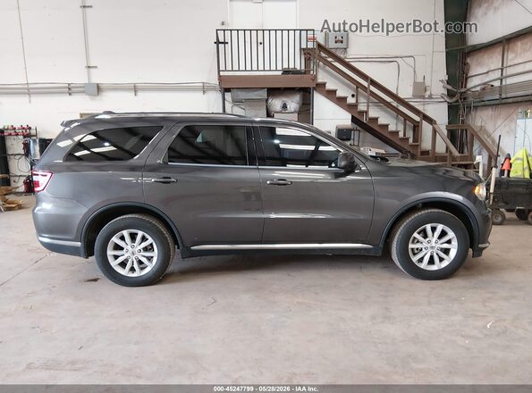 1C4RDJAG2KC744438 2019 DODGE DURANGO Gray უკანა სალონის ხედი