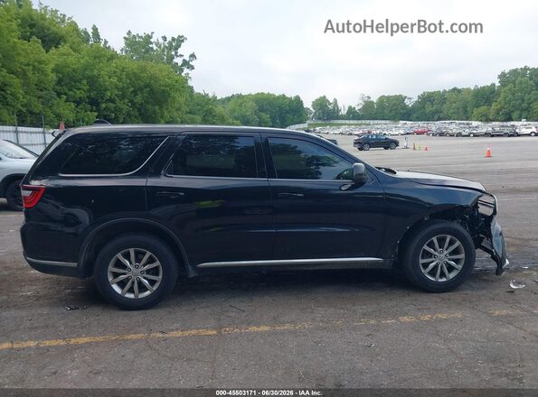 1C4RDJAG3HC937612 2017 DODGE DURANGO Black Widok wnętrza z tyłu