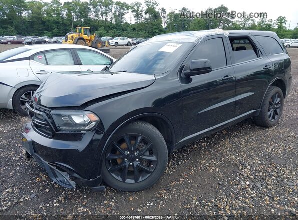 1C4RDJAG4JC116833 2018 DODGE DURANGO Black წინა მარცხენა ხედი სამი მეოთხედიდან