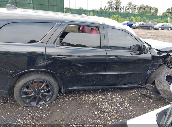 1C4RDJAG4JC116833 2018 DODGE DURANGO Black უკანა სალონის ხედი