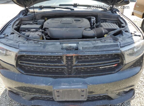 1C4RDJAG4JC346436 2018 DODGE DURANGO Black Vista del compartimento del motor