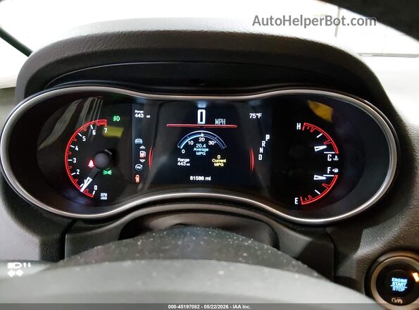 1C4RDJAG4KC744439 2019 DODGE DURANGO Black Widok tylnych siedzeń