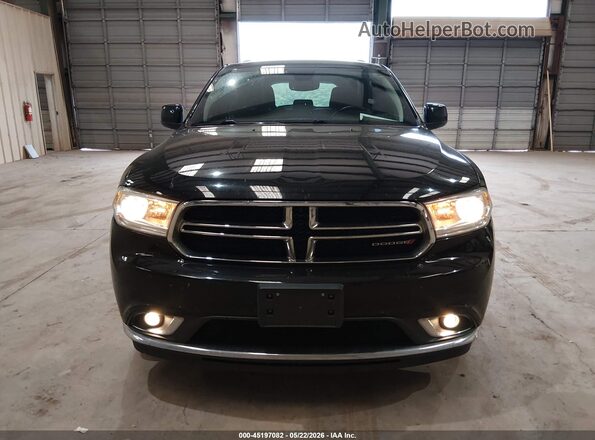 1C4RDJAG4KC744439 2019 DODGE DURANGO Black Widok z przodu