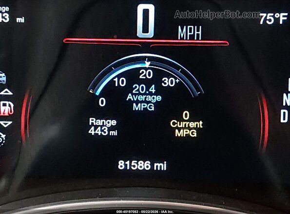 1C4RDJAG4KC744439 2019 DODGE DURANGO Black 