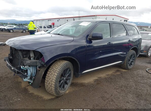 1C4RDJAG5JC439904 2018 DODGE DURANGO Blue წინა მარცხენა ხედი სამი მეოთხედიდან