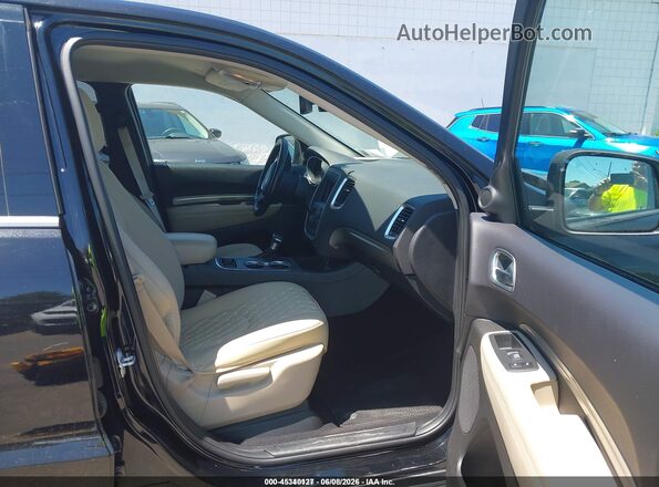1C4RDJAG5KC744417 2019 DODGE DURANGO Black წინა სალონის ხედი