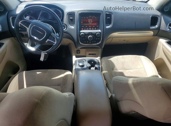 1C4RDJAG7HC833897 2017 DODGE DURANGO White Առջևի վահանակի տեսք