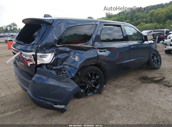 1C4RDJAG7MC688581 2021 DODGE DURANGO Синий Задняя правая четверть