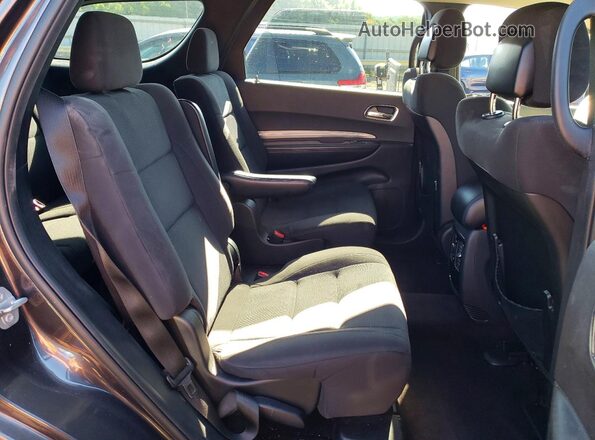 1C4RDJAG8HC860784 2017 DODGE DURANGO Gray უკანა სალონის ხედი