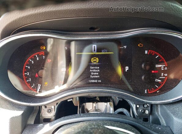 1C4RDJAG8HC860784 2017 DODGE DURANGO Gray ხელსაწყოთა პანელის ხედი