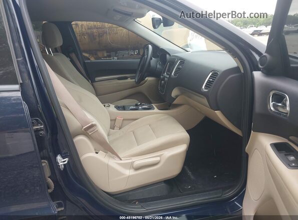 1C4RDJAG8HC883692 2017 DODGE DURANGO Blue წინა სალონის ხედი