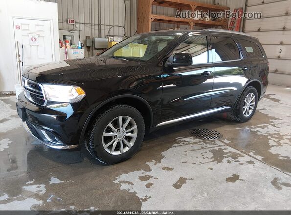 1C4RDJAG8JC145946 2018 DODGE DURANGO Black Przód lewy