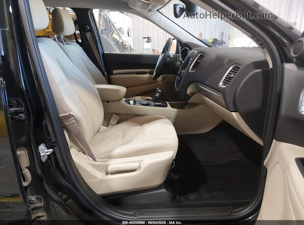 1C4RDJAG8JC145946 2018 DODGE DURANGO Black Widok wnętrza z przodu