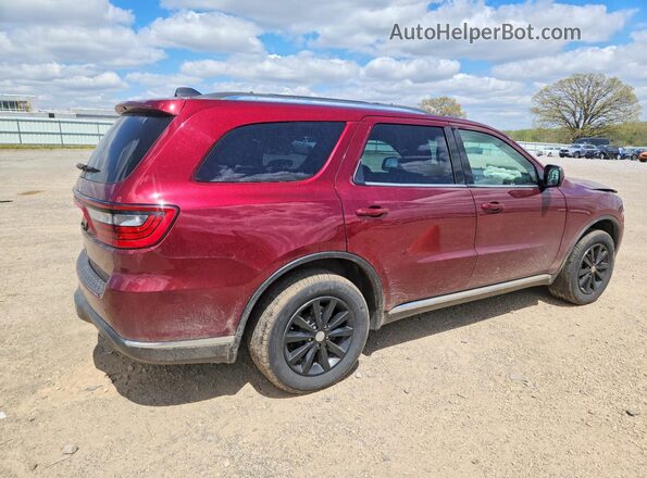 1C4RDJAG9JC101888 2018 DODGE DURANGO Темно-бордовый Задняя правая четверть