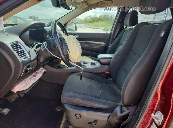 1C4RDJAG9JC101888 2018 DODGE DURANGO Темно-бордовый Вид салона спереди