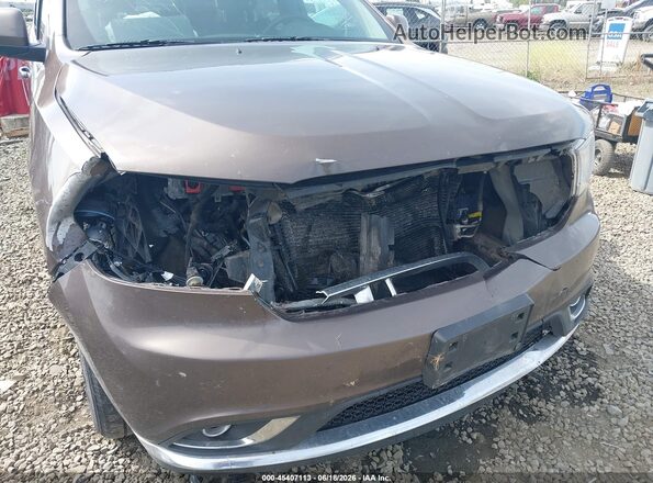 1C4RDJAGXHC725760 2017 DODGE DURANGO Brown Widok z przodu