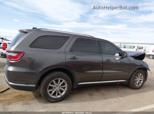 1C4RDJAGXKC585538 2019 DODGE DURANGO Gray Widok wnętrza z tyłu