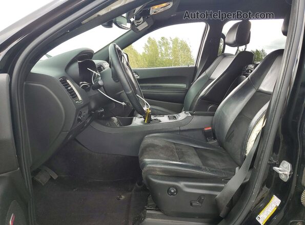 1C4RDJDG0JC115500 2018 DODGE DURANGO Black Вид салону спереду