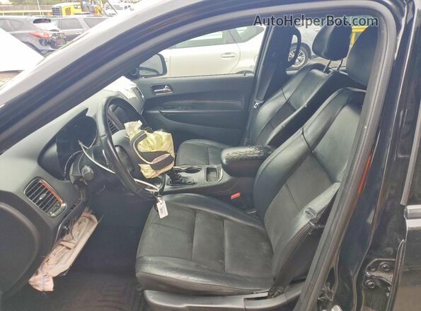 1C4RDJDG0JC414243 2018 DODGE DURANGO Black Front interior view
