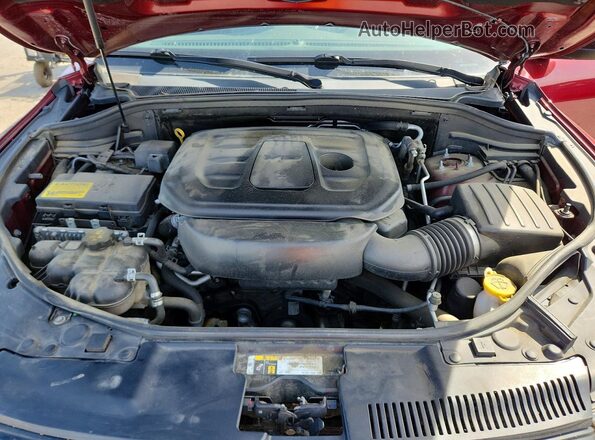 1C4RDJDG0KC764022 2019 DODGE DURANGO Red Vista interior trasera