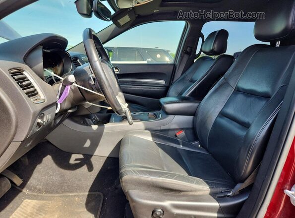 1C4RDJDG0KC764022 2019 DODGE DURANGO Red Vista interior delantera