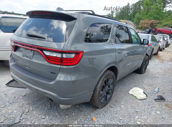 1C4RDJDG0MC634423 2021 DODGE DURANGO Gray Trasero derecho