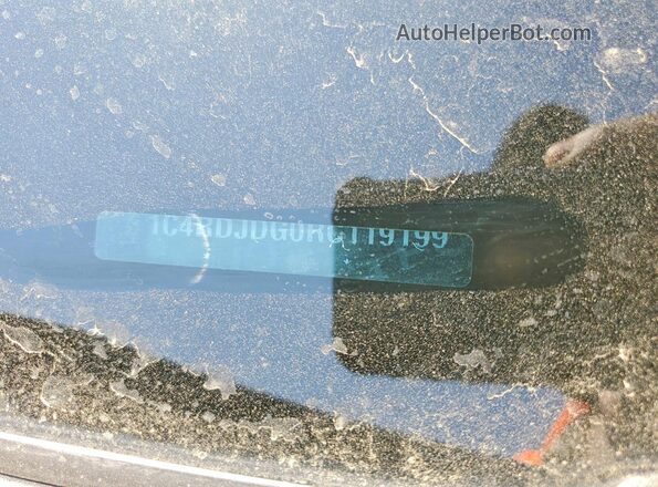 1C4RDJDG0RC119199 2024 DODGE DURANGO Blue Widok komory silnika