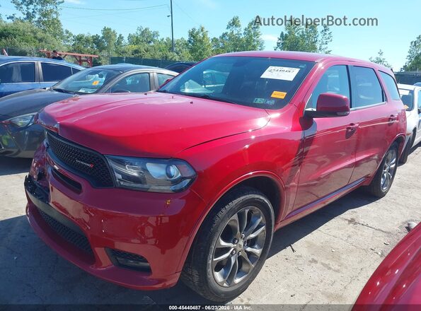 1C4RDJDG1KC722426 2019 DODGE DURANGO Red Vista tres cuartos delantera izquierda