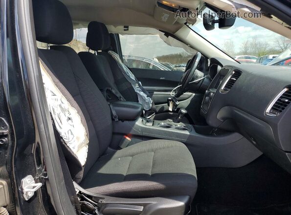1C4RDJDG1LC107599 2020 DODGE DURANGO Black Вид салону спереду