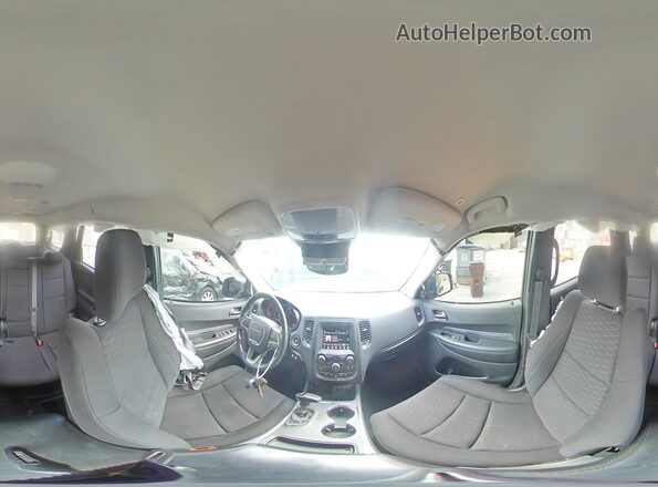 1C4RDJDG1LC107599 2020 DODGE DURANGO Black Панорамний вид салону 360°