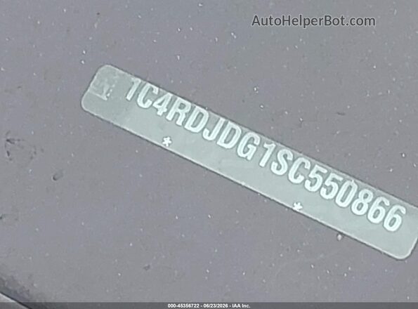 1C4RDJDG1SC550866 2025 DODGE DURANGO Gray 
