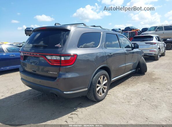 1C4RDJDG2GC341028 2016 DODGE DURANGO Black უკანა მარჯვენა