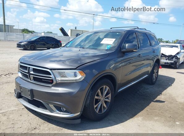 1C4RDJDG2GC341028 2016 DODGE DURANGO Black წინა მარცხენა ხედი სამი მეოთხედიდან