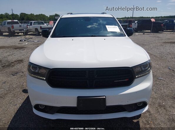 1C4RDJDG2JC116616 2018 DODGE DURANGO White Вид щитка приладів