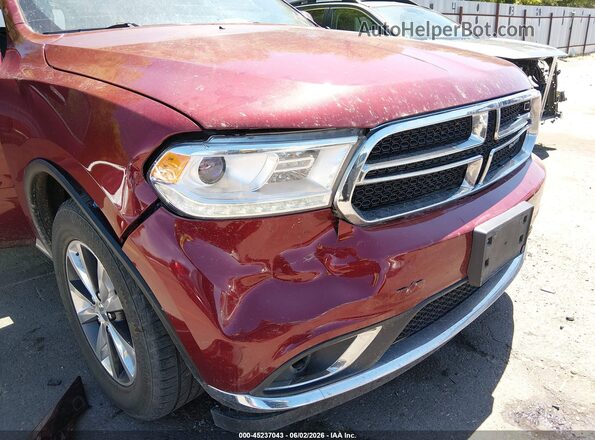 1C4RDJDG3GC484411 2016 DODGE DURANGO Burgundy Vista frontal