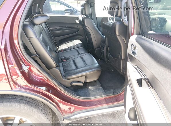 1C4RDJDG3GC484411 2016 DODGE DURANGO Burgundy Vista de la etiqueta del VIN