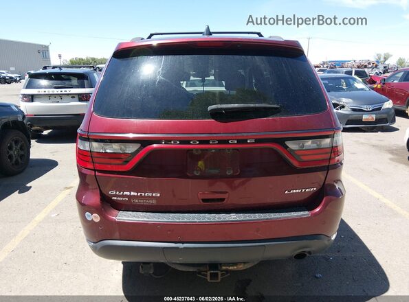 1C4RDJDG3GC484411 2016 DODGE DURANGO Burgundy 